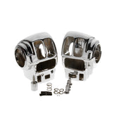 Custom Chrome Handlebar Switch Housings Radio Cruise sets Fit For Harley Touring models 96-06
